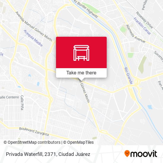 Privada Waterfill, 2371 map