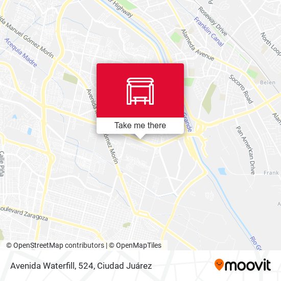 Mapa de Avenida Waterfill, 524