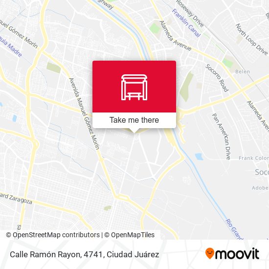 Mapa de Calle Ramón Rayon, 4741