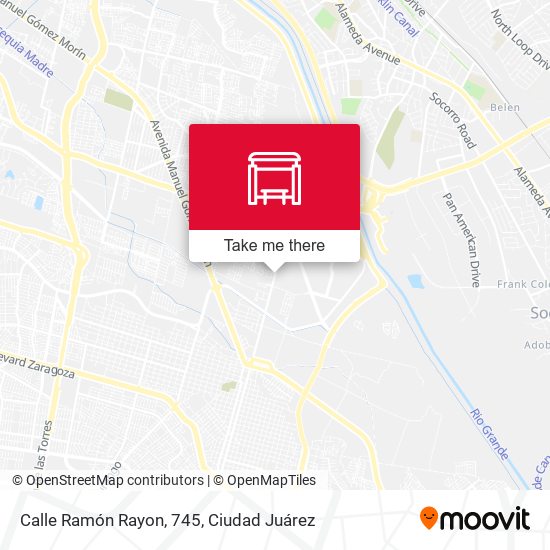 Mapa de Calle Ramón Rayon, 745