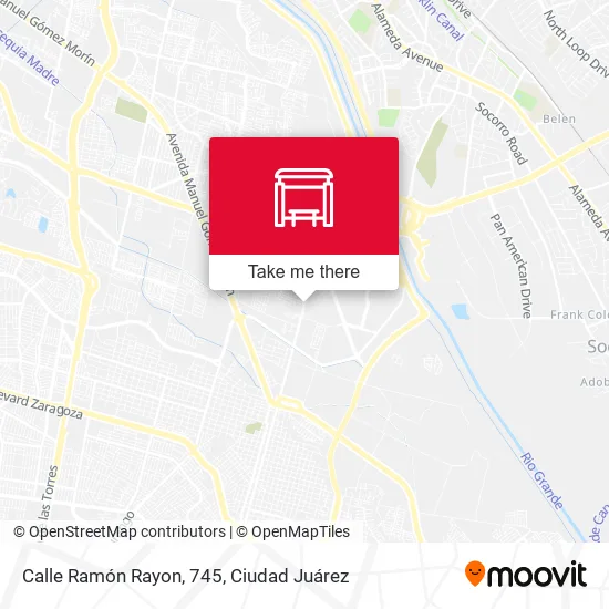 Mapa de Calle Ramón Rayon, 745