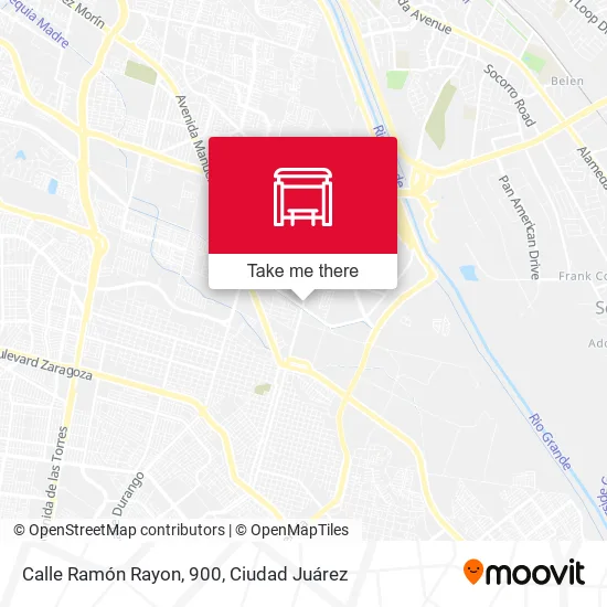Mapa de Calle Ramón Rayon, 900