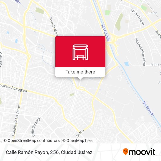 Mapa de Calle Ramón Rayon, 256