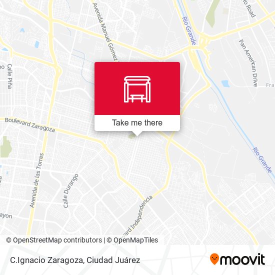 C.Ignacio Zaragoza map