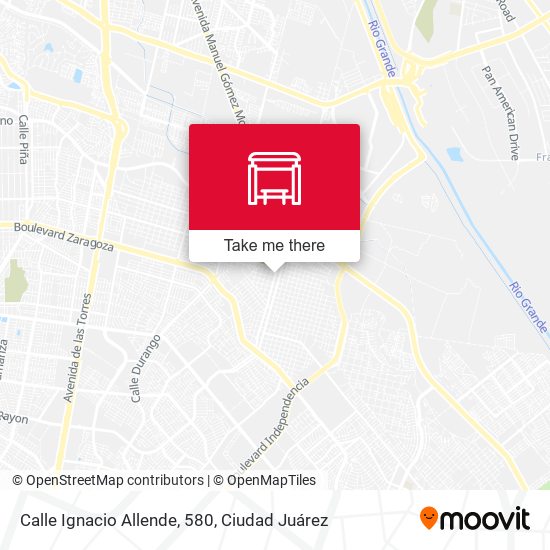Calle Ignacio Allende, 580 map