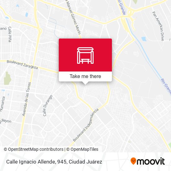 Calle Ignacio Allende, 945 map