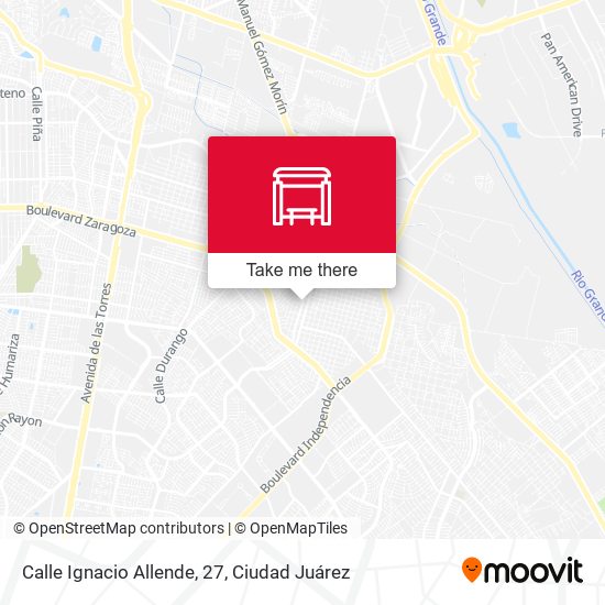 Calle Ignacio Allende, 27 map