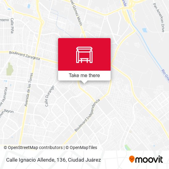 Calle Ignacio Allende, 136 map