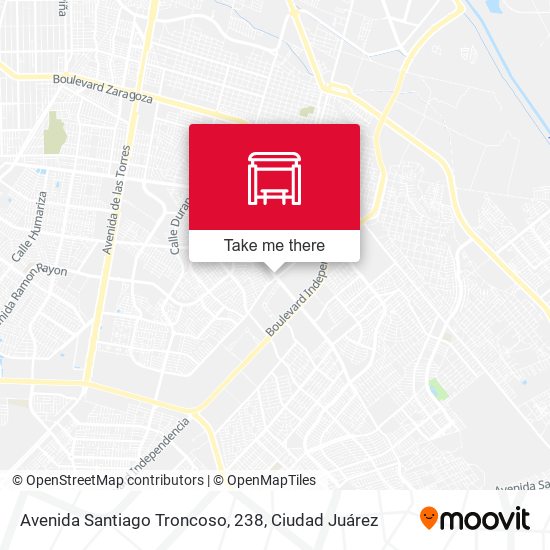 Mapa de Avenida Santiago Troncoso, 238