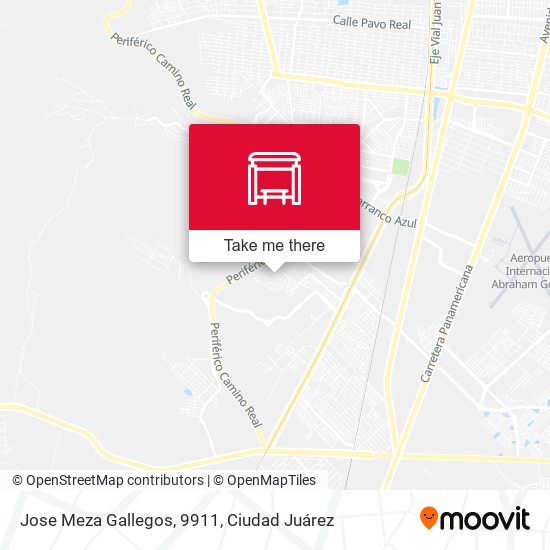 Jose Meza Gallegos, 9911 map