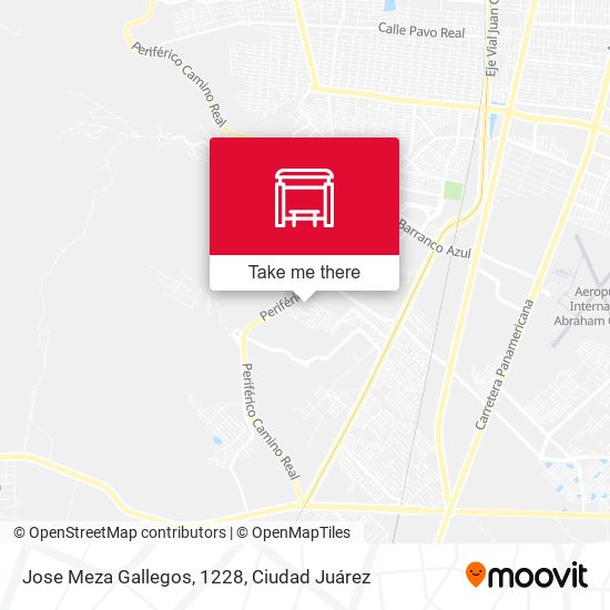 Jose Meza Gallegos, 1228 map