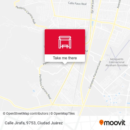 Calle Jirafa, 9753 map