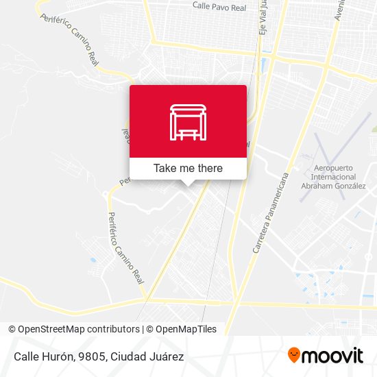 Calle Hurón, 9805 map