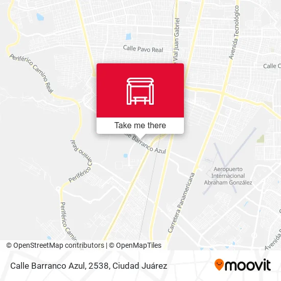 Mapa de Calle Barranco Azul, 2538