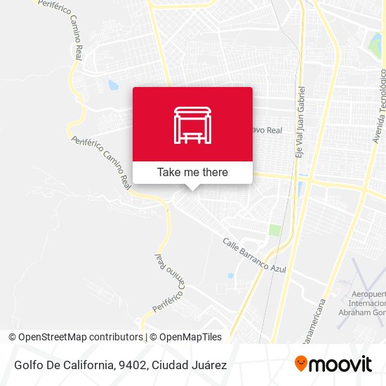 Golfo De California, 9402 map