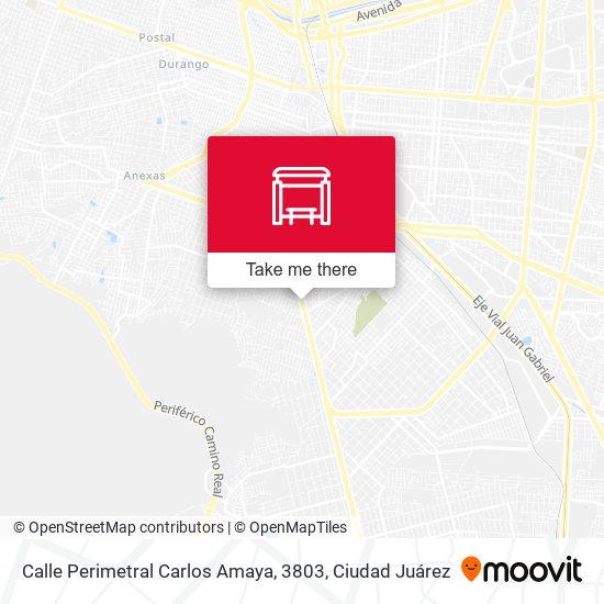 Mapa de Calle Perimetral Carlos Amaya, 3803
