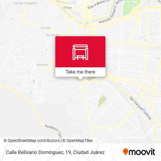 Calle Belisario Domínguez, 19 map