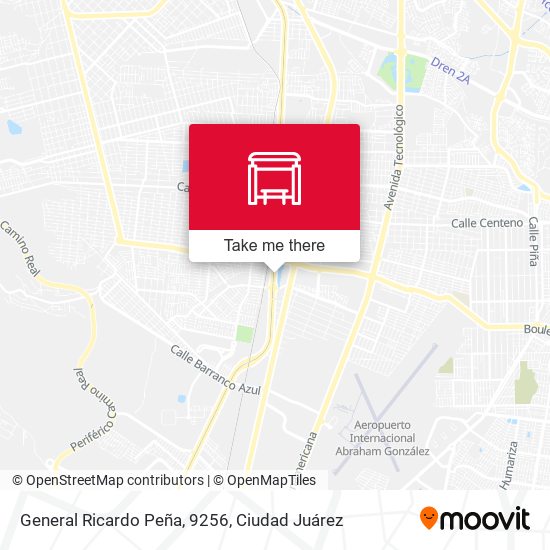 General Ricardo Peña, 9256 map