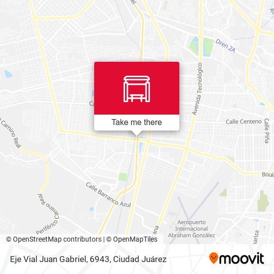 Eje Vial Juan Gabriel, 6943 map