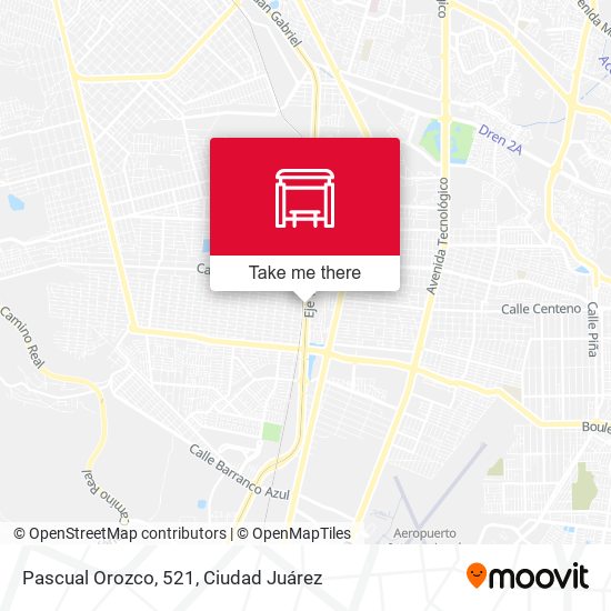 Pascual Orozco, 521 map