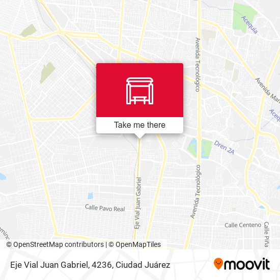 Eje Vial Juan Gabriel, 4236 map
