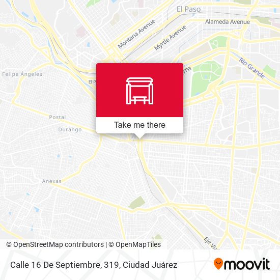 Mapa de Calle 16 De Septiembre, 319