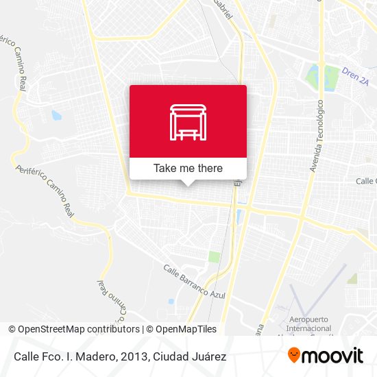 Mapa de Calle Fco. I. Madero, 2013