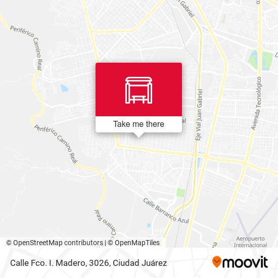 Calle Fco. I. Madero, 3026 map