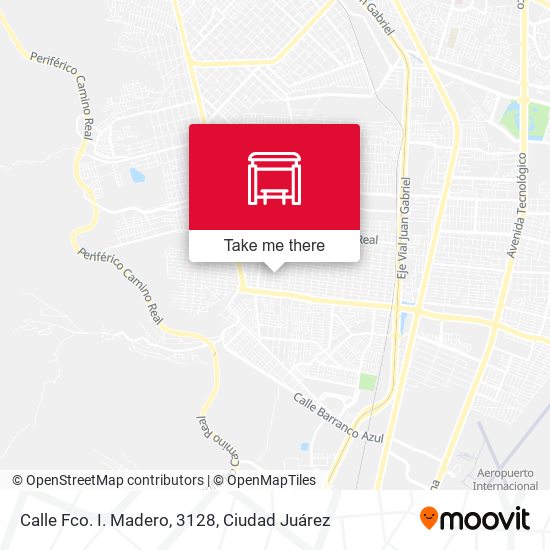 Mapa de Calle Fco. I. Madero, 3128