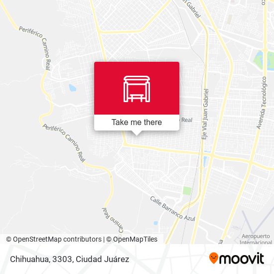 Chihuahua, 3303 map