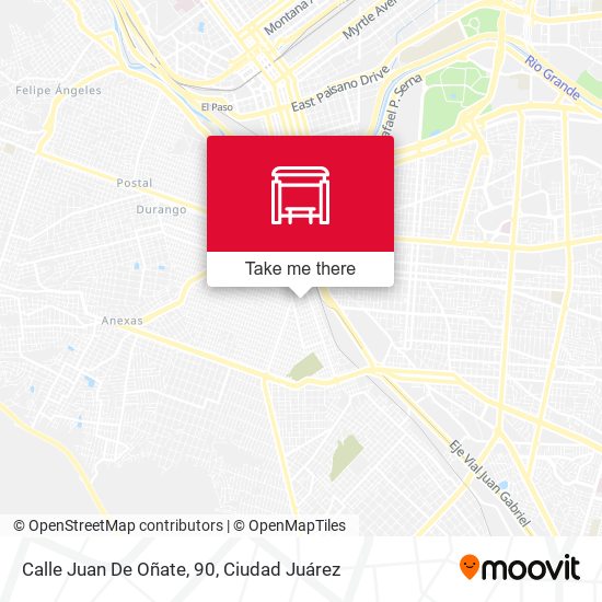 Calle Juan De Oñate, 90 map