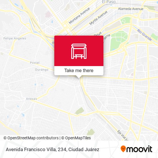 Avenida Francisco Villa, 234 map