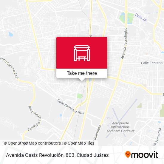 Avenida Oasis Revolución, 803 map