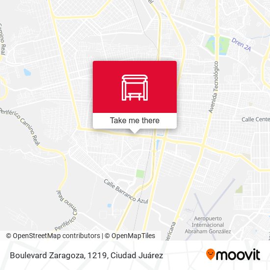 Boulevard Zaragoza, 1219 map