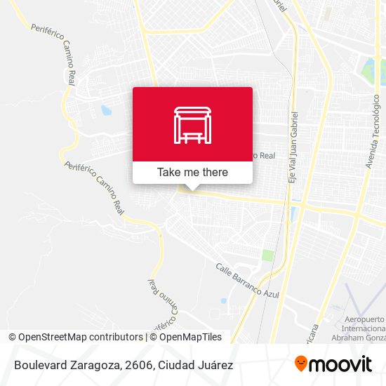Boulevard Zaragoza, 2606 map