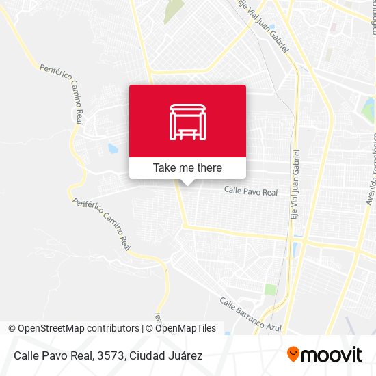 Calle Pavo Real, 3573 map