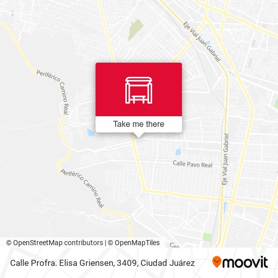Calle Profra. Elisa Griensen, 3409 map