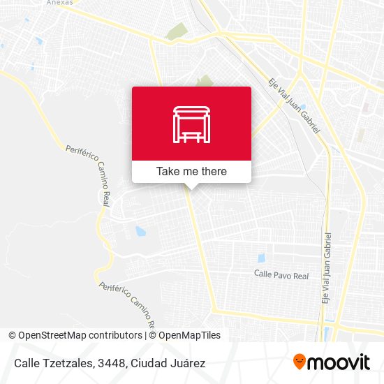 Calle Tzetzales, 3448 map
