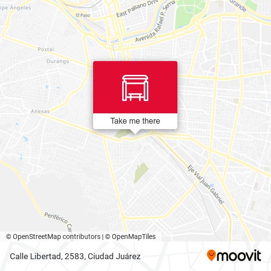 Mapa de Calle Libertad, 2583