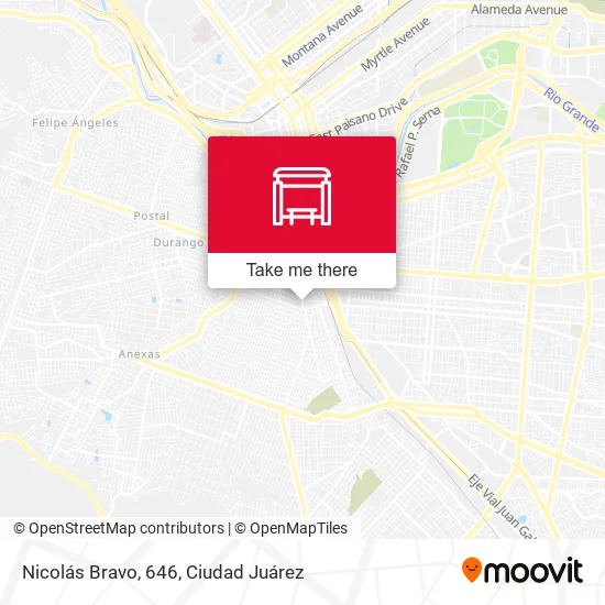 Mapa de Nicolás Bravo, 646