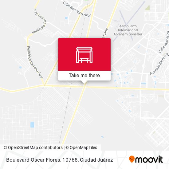 Boulevard Oscar Flores, 10768 map