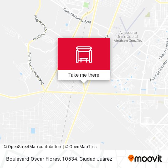 Boulevard Oscar Flores, 10534 map