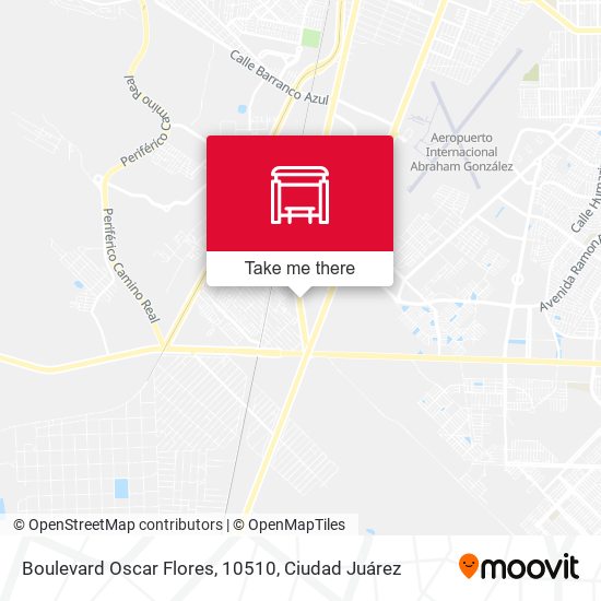 Mapa de Boulevard Oscar Flores, 10510