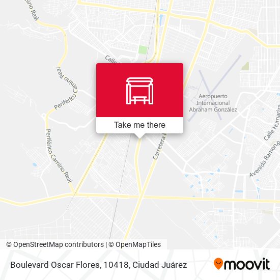 Boulevard Oscar Flores, 10418 map