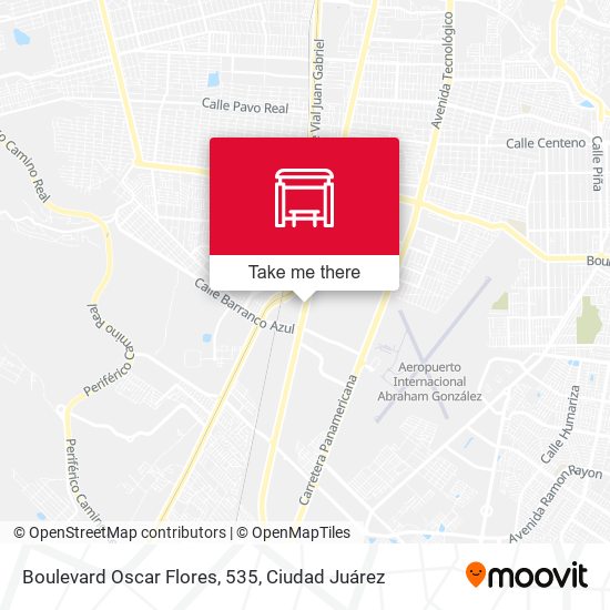 Mapa de Boulevard Oscar Flores, 535