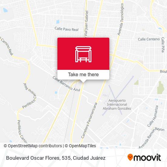 Mapa de Boulevard Oscar Flores, 535