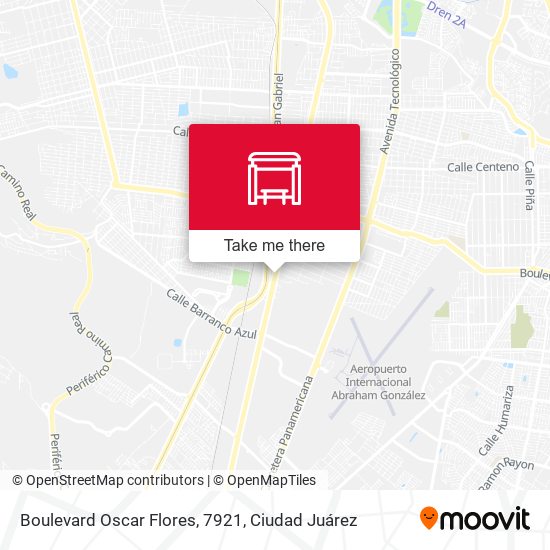 Mapa de Boulevard Oscar Flores, 7921