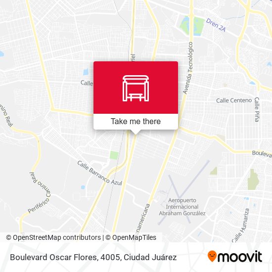 Boulevard Oscar Flores, 4005 map