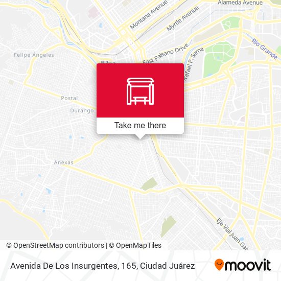 Avenida De Los Insurgentes, 165 map