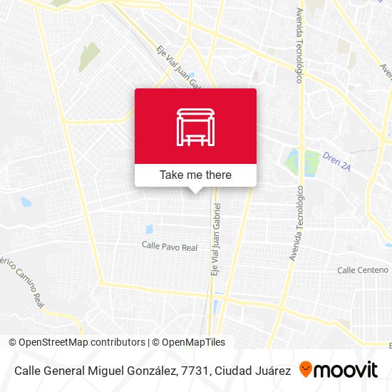 Calle General Miguel González, 7731 map